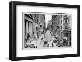 Wall Street, 1911-Moses King-Framed Photo