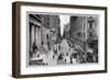 Wall Street, 1911-Moses King-Framed Art Print