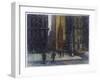 Wall Street Blizzard, New York City-Patti Mollica-Framed Giclee Print