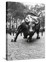 Wall Street Bull Sculpture-Chris Bliss-Stretched Canvas
