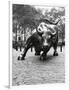 Wall Street Bull Sculpture-Chris Bliss-Framed Photographic Print