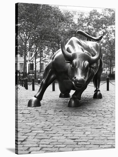 Wall Street Bull Sculpture-Chris Bliss-Stretched Canvas