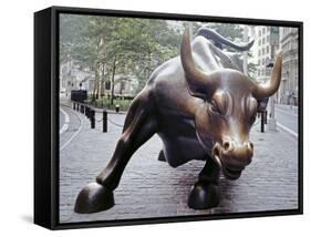 Wall Street Bull-Carol Highsmith-Framed Stretched Canvas