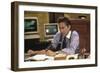 Wall street by Oliver Stone with Michael Douglas, 1987 (photo)-null-Framed Photo