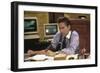 Wall street by Oliver Stone with Michael Douglas, 1987 (photo)-null-Framed Photo