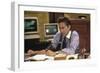 Wall street by Oliver Stone with Michael Douglas, 1987 (photo)-null-Framed Photo