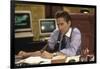 Wall street by Oliver Stone with Michael Douglas, 1987 (photo)-null-Framed Photo