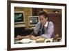 Wall street by Oliver Stone with Michael Douglas, 1987 (photo)-null-Framed Photo