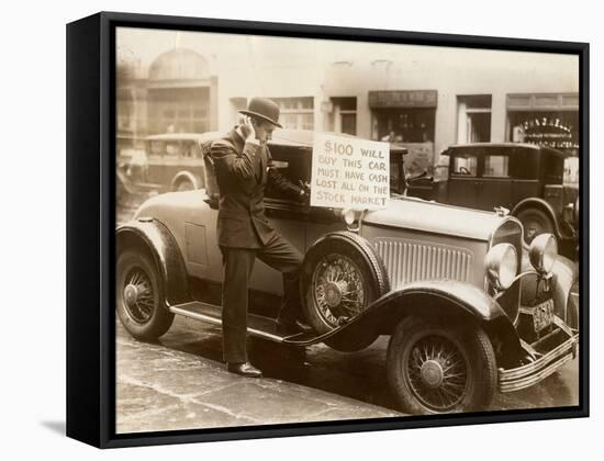 Wall Street Crash, 1929-null-Framed Stretched Canvas