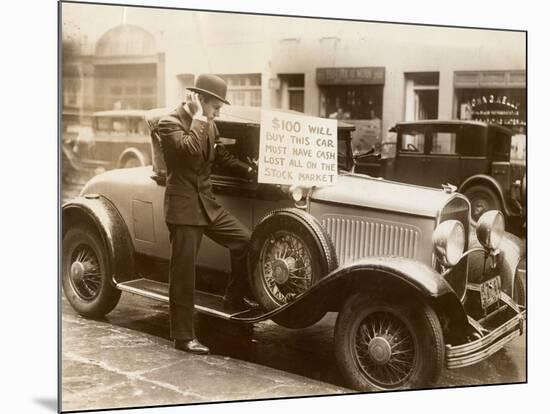 Wall Street Crash, 1929-null-Mounted Photographic Print