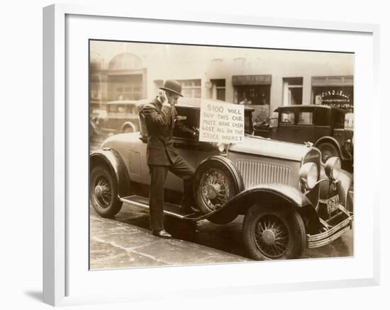 Wall Street Crash, 1929-null-Framed Photographic Print