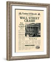 Wall Street Crash!-The Vintage Collection-Framed Art Print