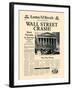 Wall Street Crash!-The Vintage Collection-Framed Art Print