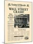 Wall Street Crash!-The Vintage Collection-Mounted Art Print