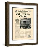 Wall Street Crash!-The Vintage Collection-Framed Art Print