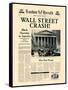 Wall Street Crash!-The Vintage Collection-Framed Stretched Canvas