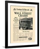 Wall Street Crash!-The Vintage Collection-Framed Art Print