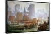 Wall Street Ferry Ship-Colin Campbell Cooper-Framed Stretched Canvas