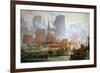 Wall Street Ferry Ship-Colin Campbell Cooper-Framed Giclee Print