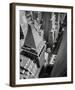 Wall Street, from the Roof of Irving Trust Co. Building, Manhattan-Berenice Abbott-Framed Giclee Print