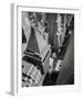 Wall Street, from the Roof of Irving Trust Co. Building, Manhattan-Berenice Abbott-Framed Giclee Print