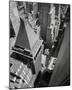 Wall Street, from the Roof of Irving Trust Co. Building, Manhattan-Berenice Abbott-Mounted Giclee Print
