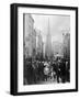 Wall Street, Half past Two O'clock, October 13, 1857 Painted by J. Cafferty and C. Rosenberg-null-Framed Giclee Print