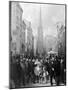 Wall Street, Half past Two O'clock, October 13, 1857 Painted by J. Cafferty and C. Rosenberg-null-Mounted Giclee Print