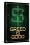 Wall Street Movie Greed is Good-null-Stretched Canvas