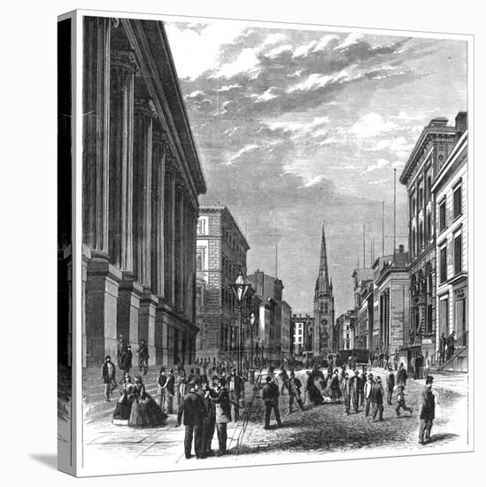 Wall Street, New York, 1869-null-Stretched Canvas