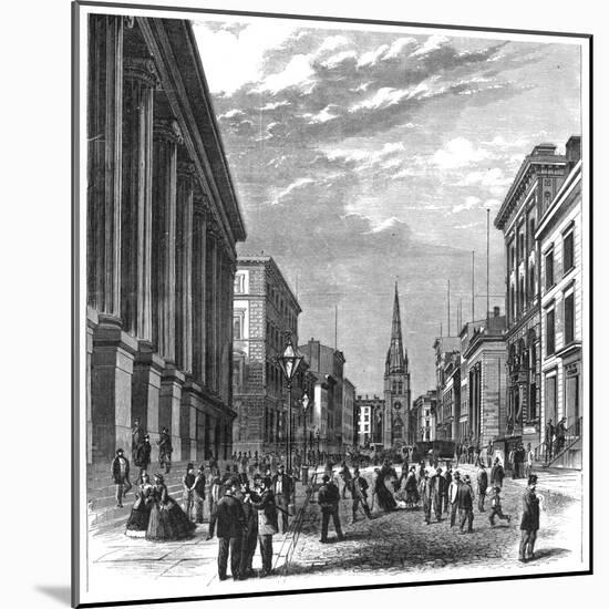 Wall Street, New York, 1869-null-Mounted Giclee Print