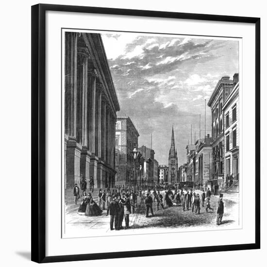 Wall Street, New York, 1869-null-Framed Giclee Print