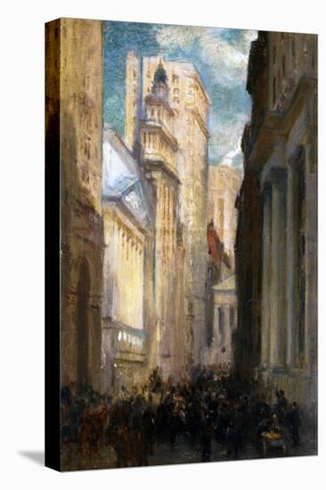 Wall Street, New York, C.1905-Colin Campbell Cooper-Stretched Canvas