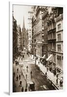 Wall Street, New York City, 1898-null-Framed Giclee Print