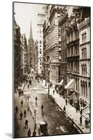 Wall Street, New York City, 1898-null-Mounted Giclee Print