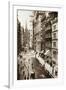 Wall Street, New York City, 1898-null-Framed Premium Giclee Print