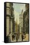 Wall Street, New York City, New York, USA, C1890-C1909-null-Framed Stretched Canvas
