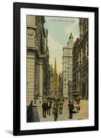 Wall Street, New York City, New York, USA, C1890-C1909-null-Framed Giclee Print
