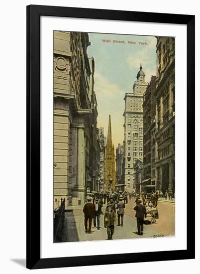 Wall Street, New York City, New York, USA, C1890-C1909-null-Framed Giclee Print