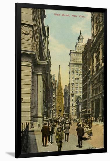 Wall Street, New York City, New York, USA, C1890-C1909-null-Framed Giclee Print