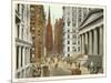 Wall Street, New York City-null-Mounted Art Print