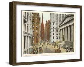 Wall Street, New York City-null-Framed Art Print