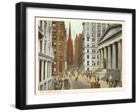 Wall Street, New York City-null-Framed Art Print