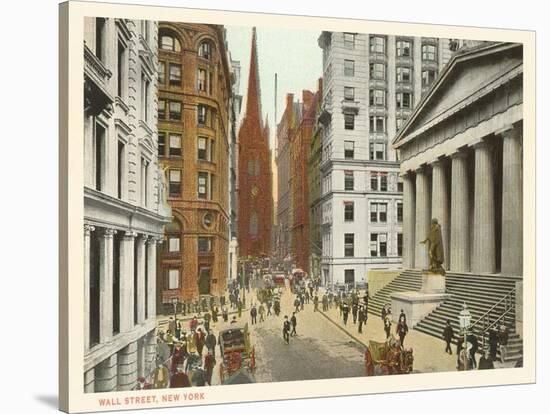 Wall Street, New York City-null-Stretched Canvas