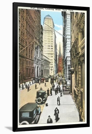 Wall Street, New York City-null-Framed Art Print