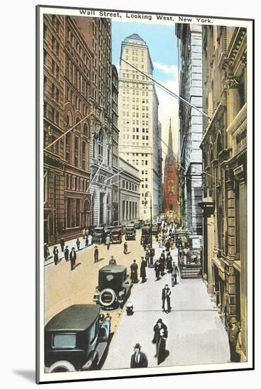 Wall Street, New York City-null-Mounted Art Print