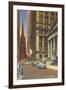 Wall Street, New York City-null-Framed Art Print