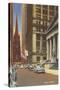 Wall Street, New York City-null-Stretched Canvas