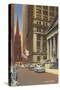 Wall Street, New York City-null-Stretched Canvas