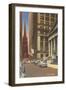 Wall Street, New York City-null-Framed Art Print